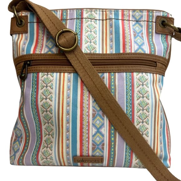 Sakroots Wax Canvas Pastel Crossbody